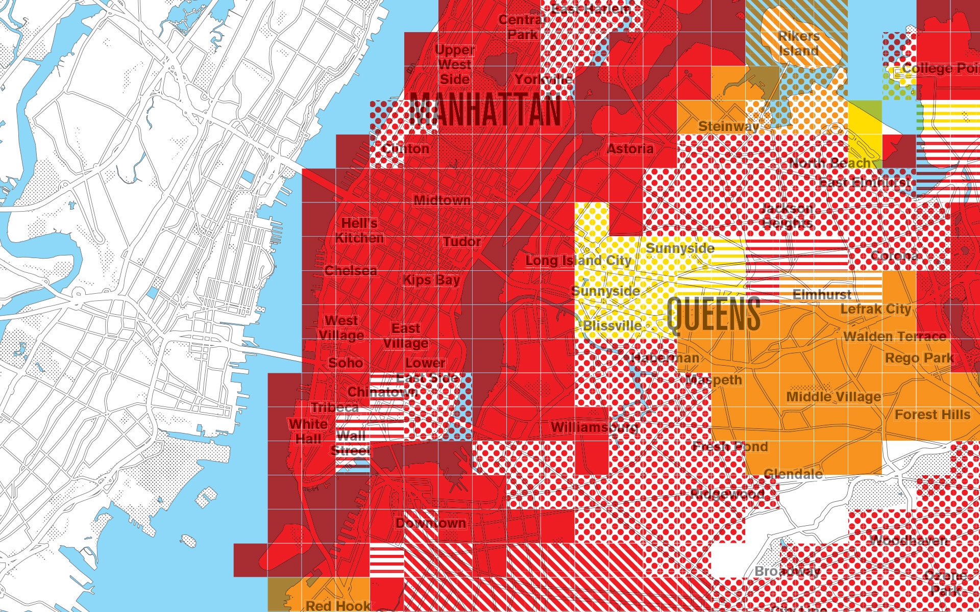 Adrien Chevalier New York City map