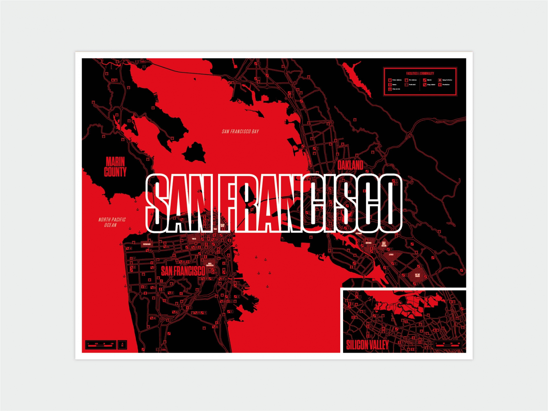 Adrien Chevalier San Francisco city map